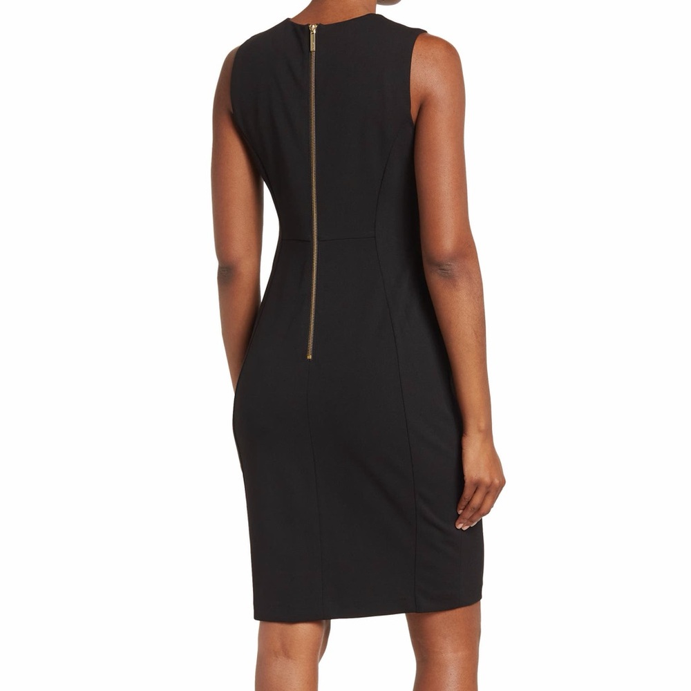 Calvin Klein 
Sleeveless Sheath Dress